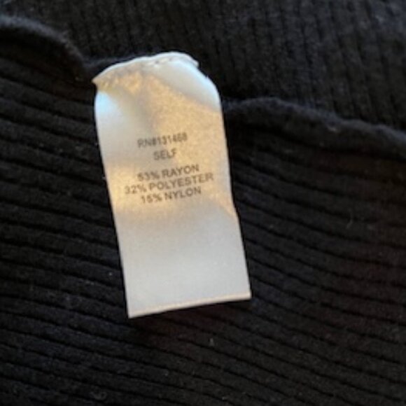NWT SIX/FIFTY  Sammie Criss Cross Sweater in Black - Medium - Picture 10 of 11